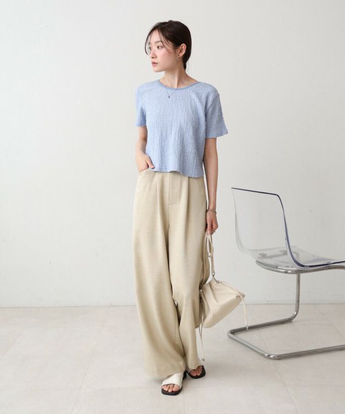 日本 Bab - 輕巧抽繩可愛感側背小包-黑