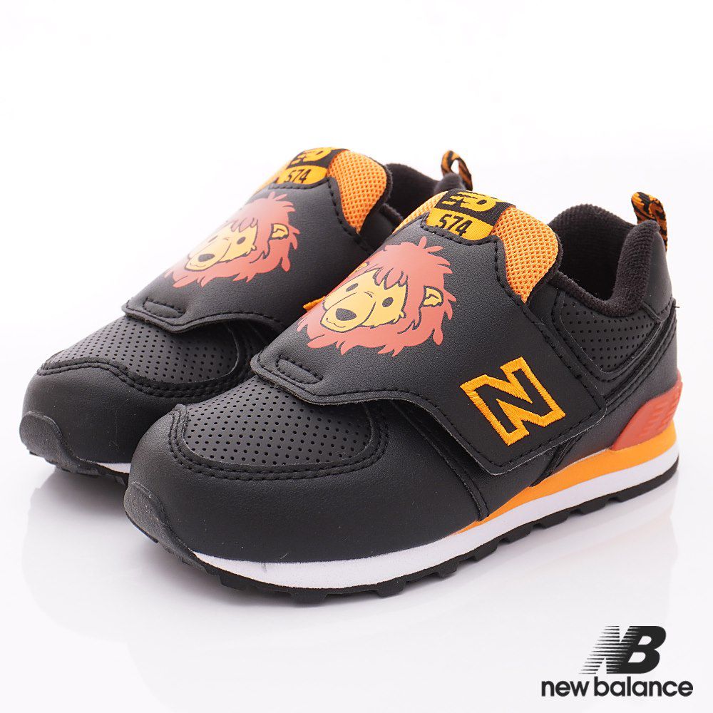 New Balance - NB紐巴倫童鞋-574系列機能學步鞋(寶寶段)-黑-獅子
