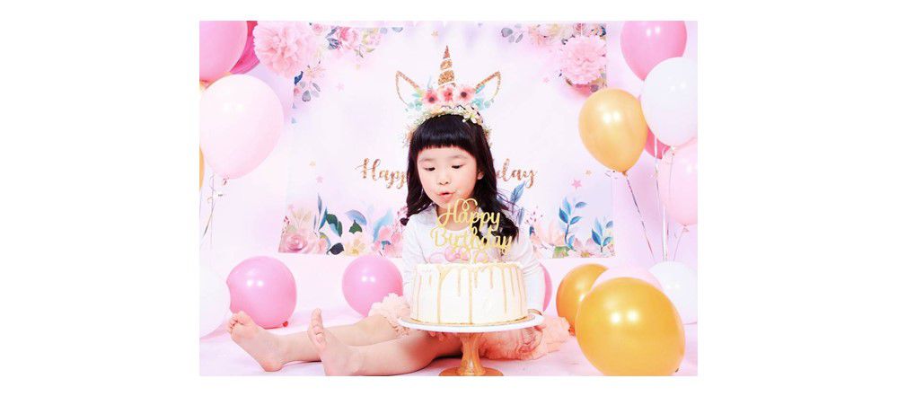 PartyPack派對懶人包 - 浪漫花園獨角獸生日派對懶人包5件組