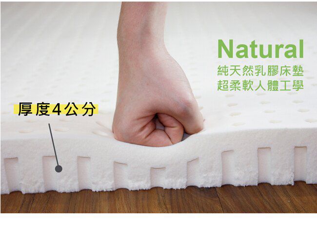 鴻宇 HongYew - 嬰兒幼童乳膠床墊+布套組-交通樂園-藍色 (60x120x4 cm)