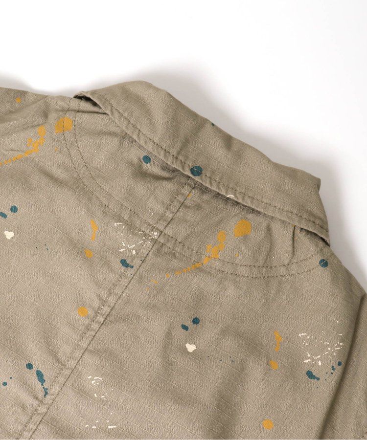 日本 BREEZE - 美式帥氣翻領夾克/薄外套-格紋-黑白