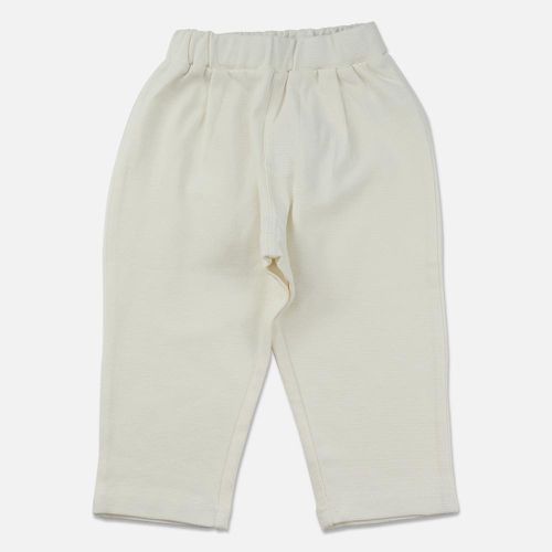 日本 Chil2 - [熱銷排行]彈性舒適寬版長褲-白色
