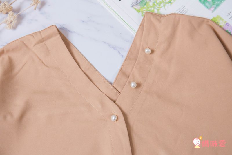 日本女裝代購 - 微透膚圓領針織上衣-黑 (M(Free size))