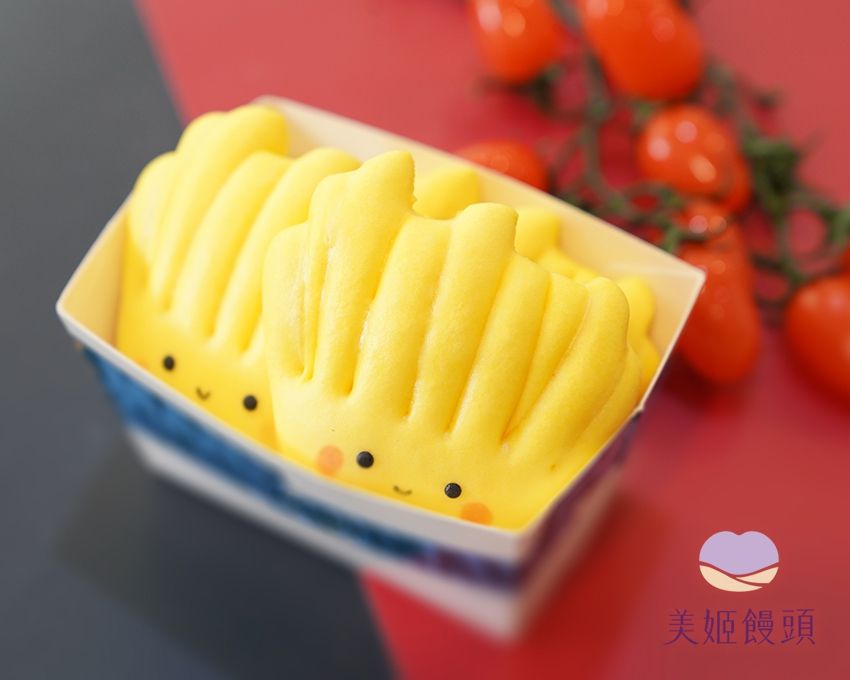 美姬饅頭 - 薯條叔叔鮮乳造型饅頭-6入-20g/顆