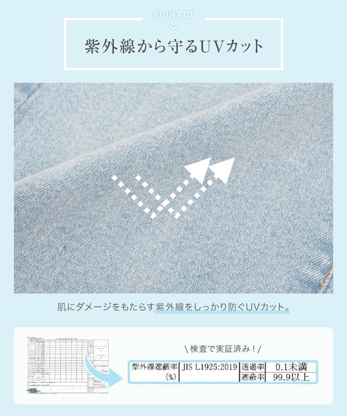 日本 Kobe Lettuce - 接觸冷感 時尚曲線錐型牛仔褲-(可選長度)-水藍