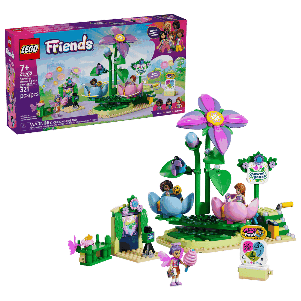 LEGO 42702 花朵和仙子咖啡杯 Spinning Flower & Fairy Teacup Ride