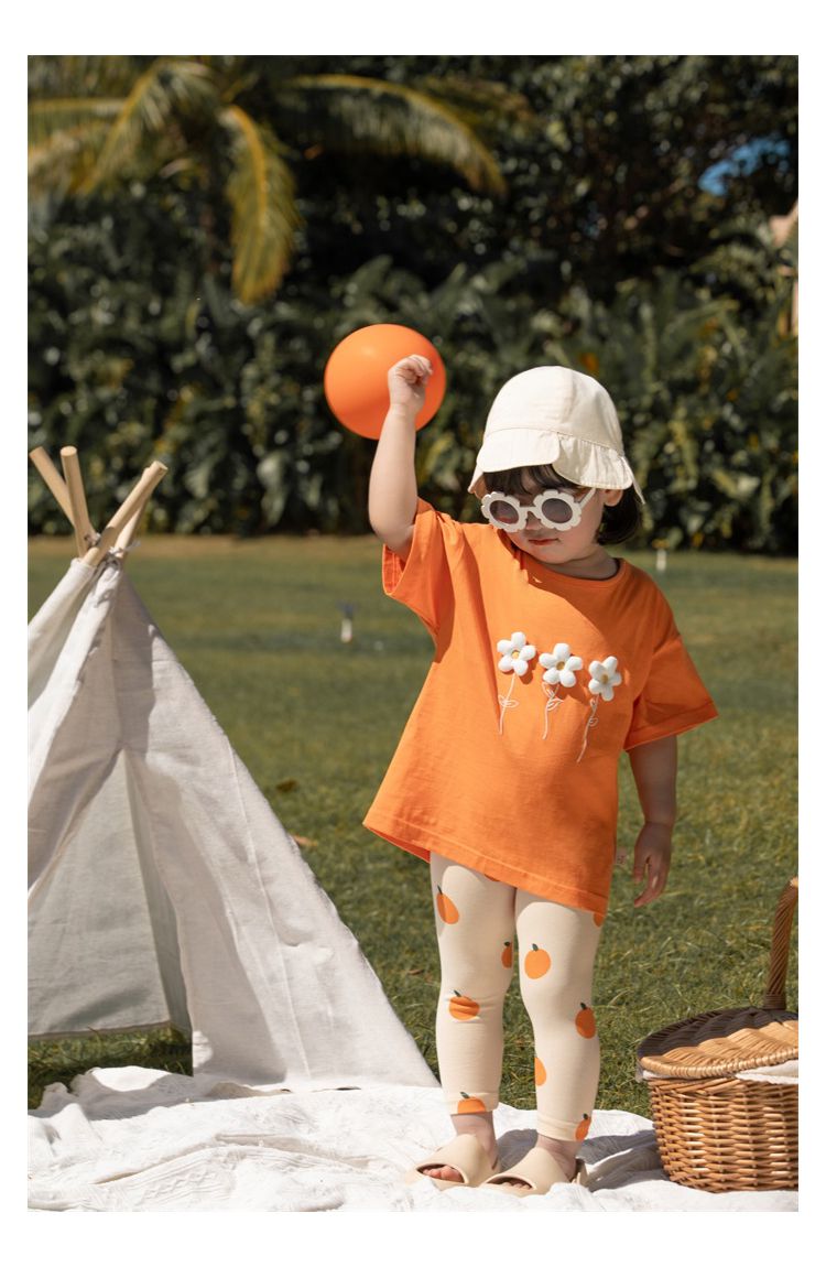 純棉立體圓領休閒短袖上衣-愛心-粉色