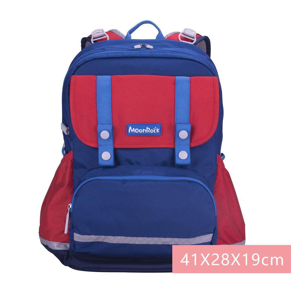 MoonRock - 護脊書包-MR3 S-紅-建議身高120-140cm (41X28X19cm)