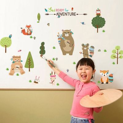 JB Design - 時尚壁貼-北歐風森林 (60cm*90cm)