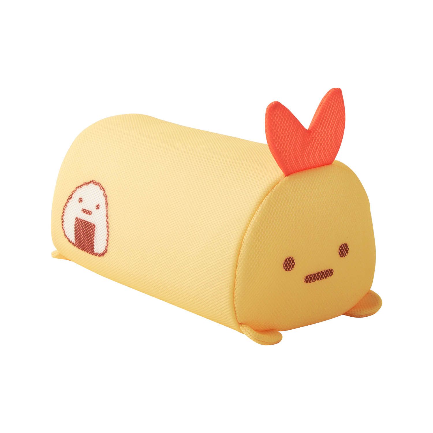 日本千趣會 - 角落生物 日本製圓筒洗衣網/衣物收納袋-炸蝦 (L(20x32x18cm))