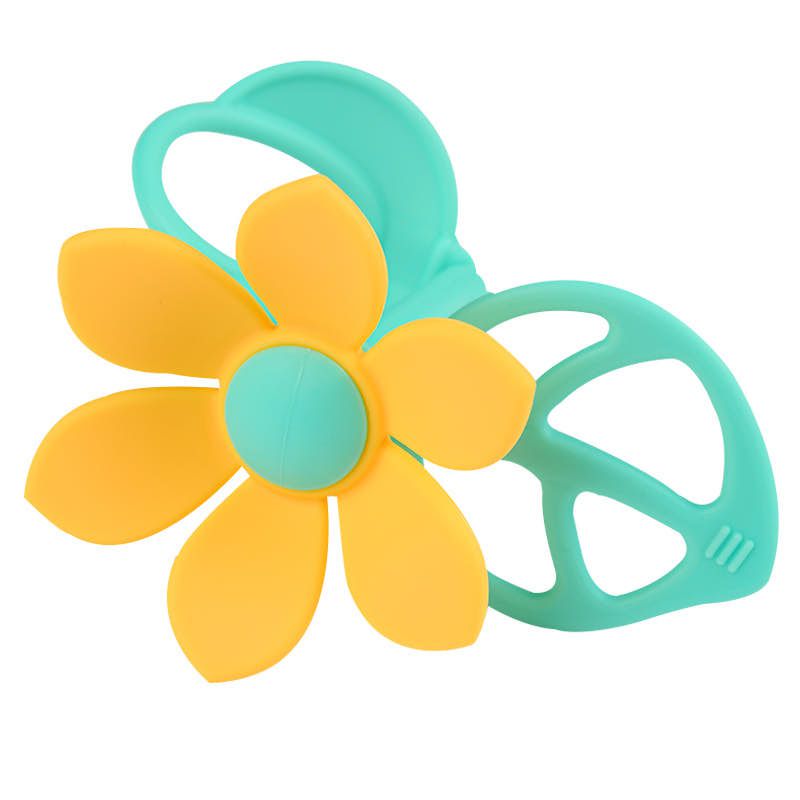 akachan honpo - 手環花朵固齒器-黃色