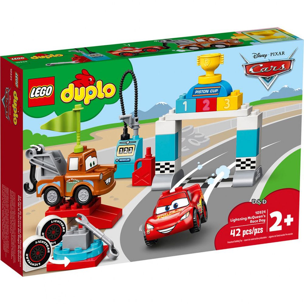 樂高 LEGO - 樂高積木 LEGO《 LT10924 》Duplo 得寶系列 - Lightning McQueen's Race Day-42pcs
