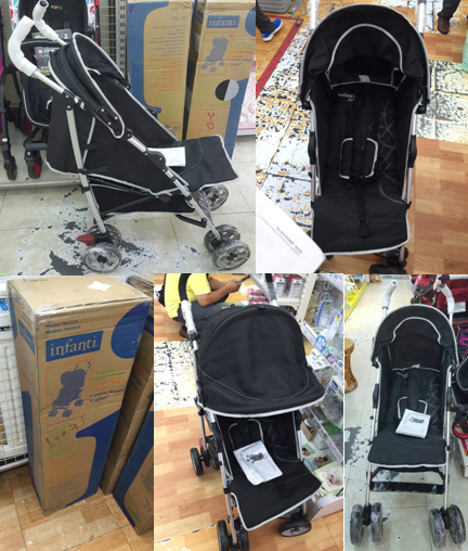 infanti 嬰幼兒手推車 娃娃車傘車 椅背可調 (欣康代理) HA-1551全新未拆)全新 $2000(含運)有2台要賣