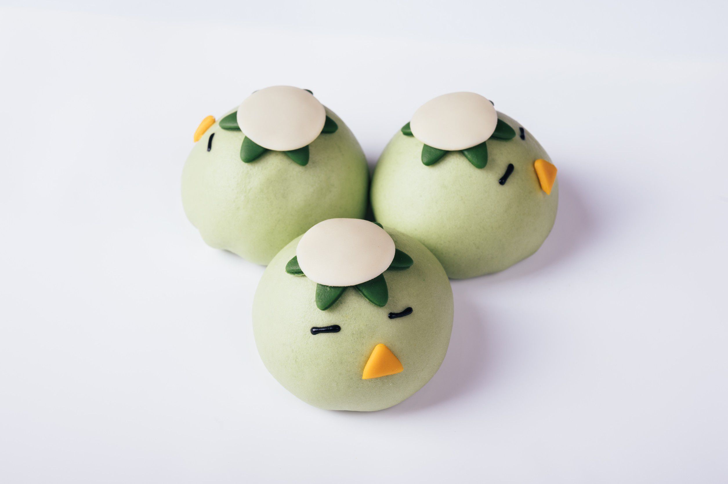 叁和院 - 可愛萌包子-河童抹茶包-彩盒 (6入)-40g/顆