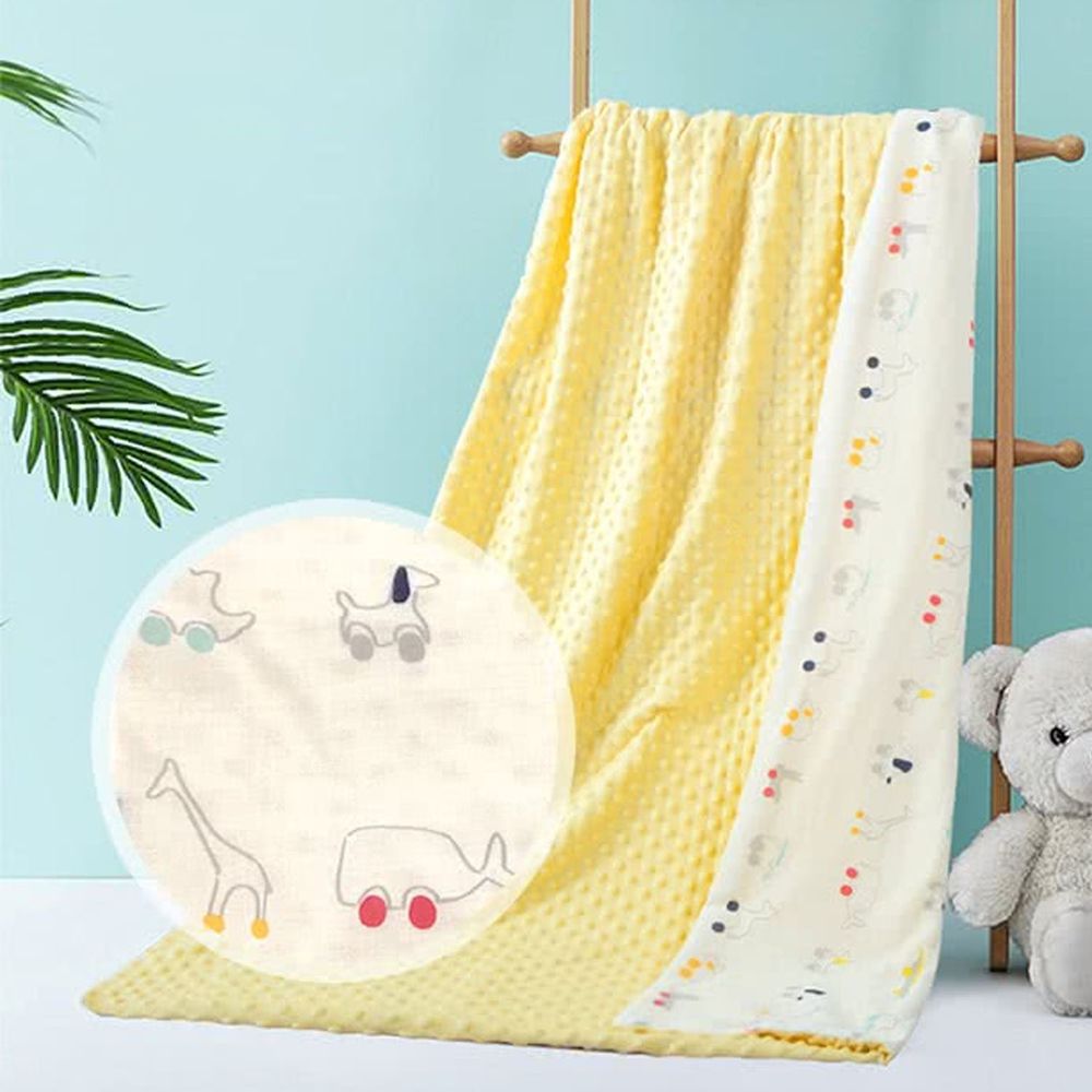荷蘭 Muslintree - 嬰兒泡泡蓋毯 紗布毯 全棉抱被-玩具派對-70*120cm