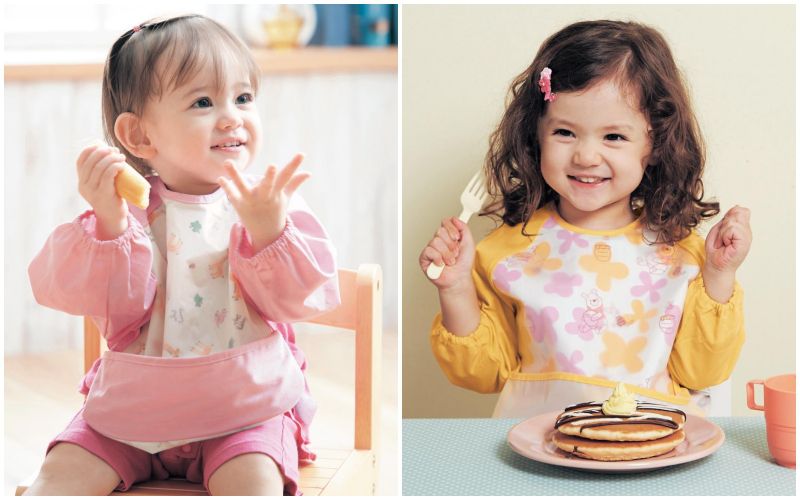 日本兒童增高座墊Ｘ防水圍兜 ★ 用餐更輕鬆！