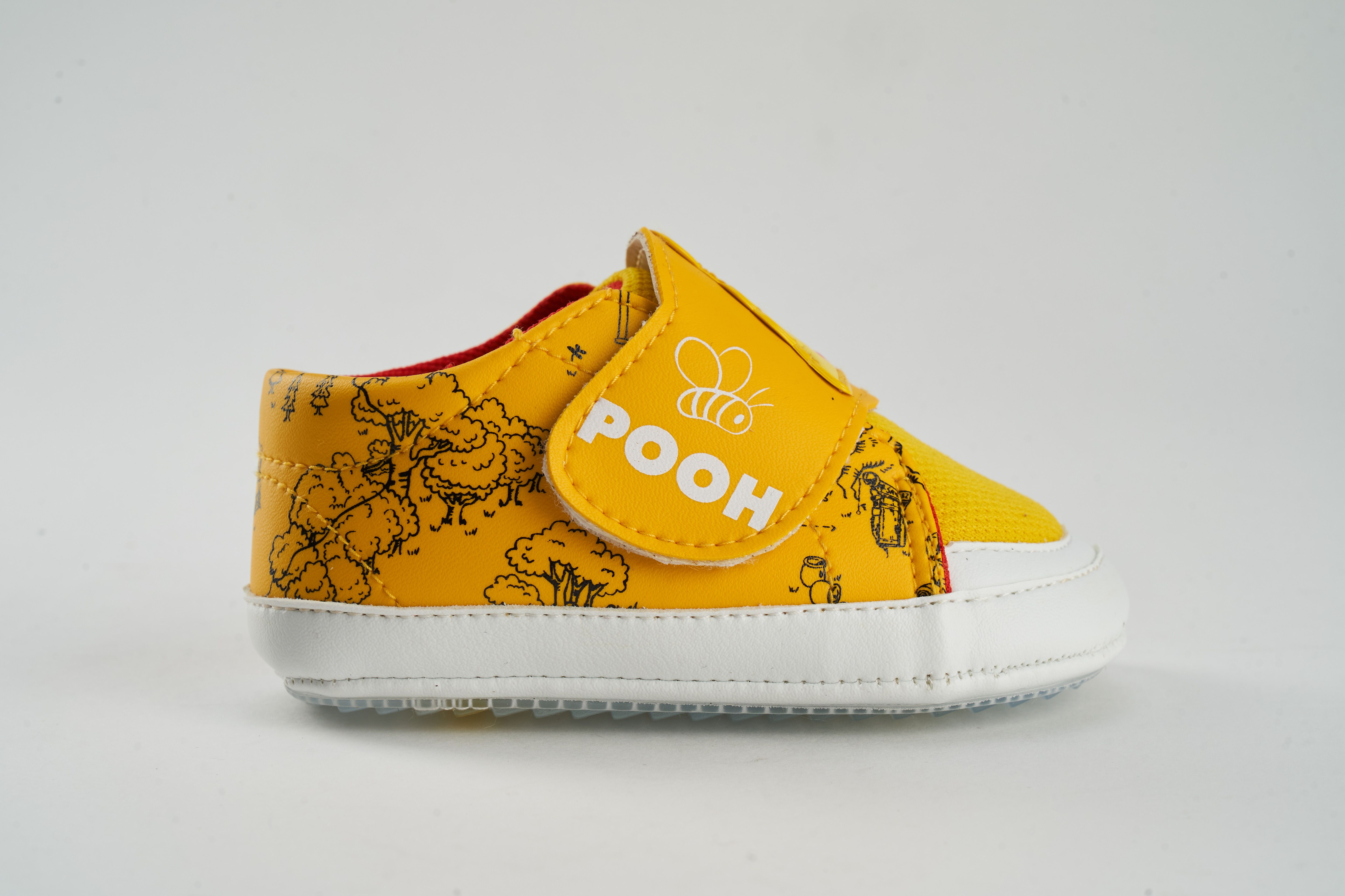 akachan honpo - 維尼造型學步鞋-黃色
