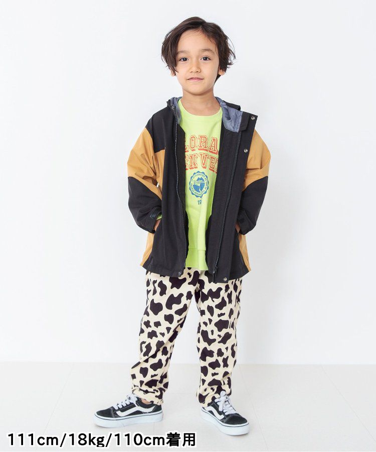 日本 BREEZE - 斜紋布保暖廚師褲-棋盤格-黑米