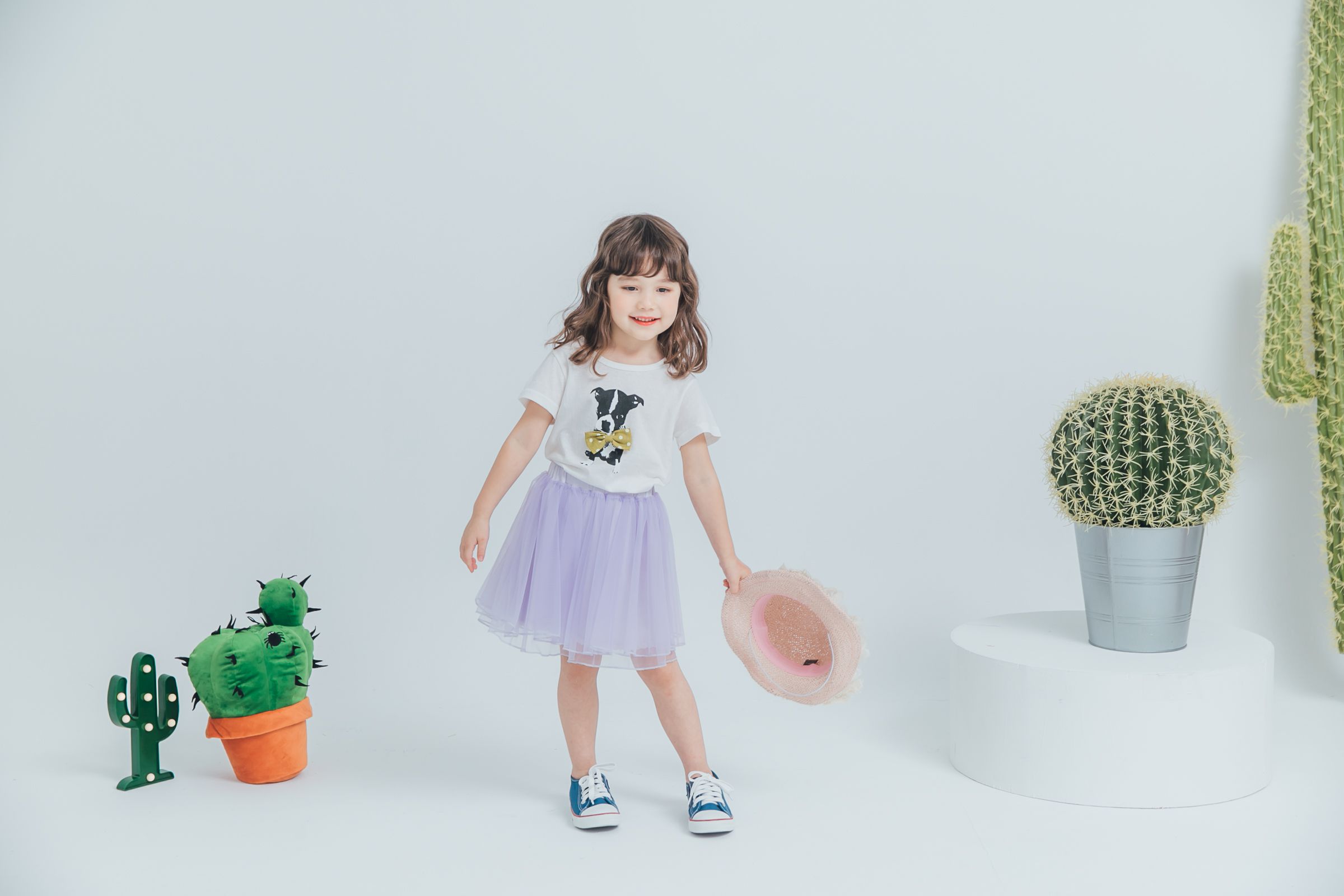 Peachy - 北鼻款*獨家訂製綿柔空氣紗裙-短裙款-溫柔灰