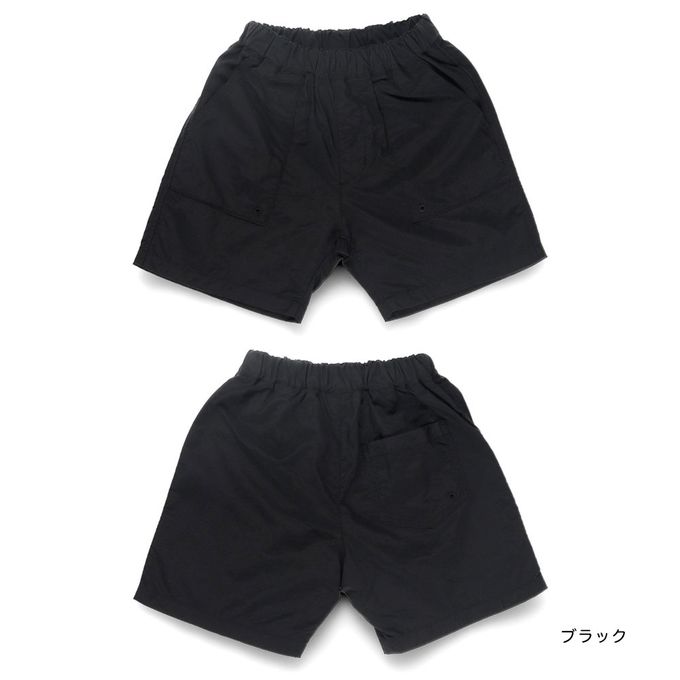 日本 BRANSHES - 夏日必備水陸兩用短褲-條紋-黑白