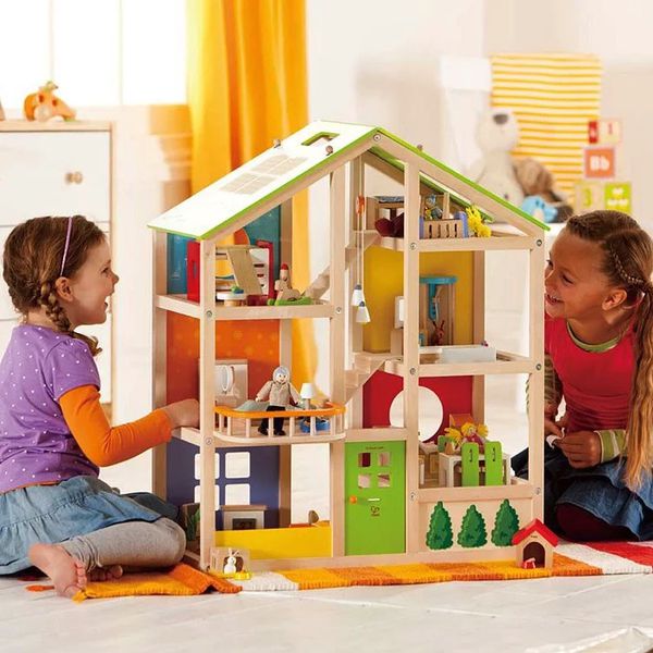 Hape - 四季時尚娃娃屋(含配件)-共36PCS