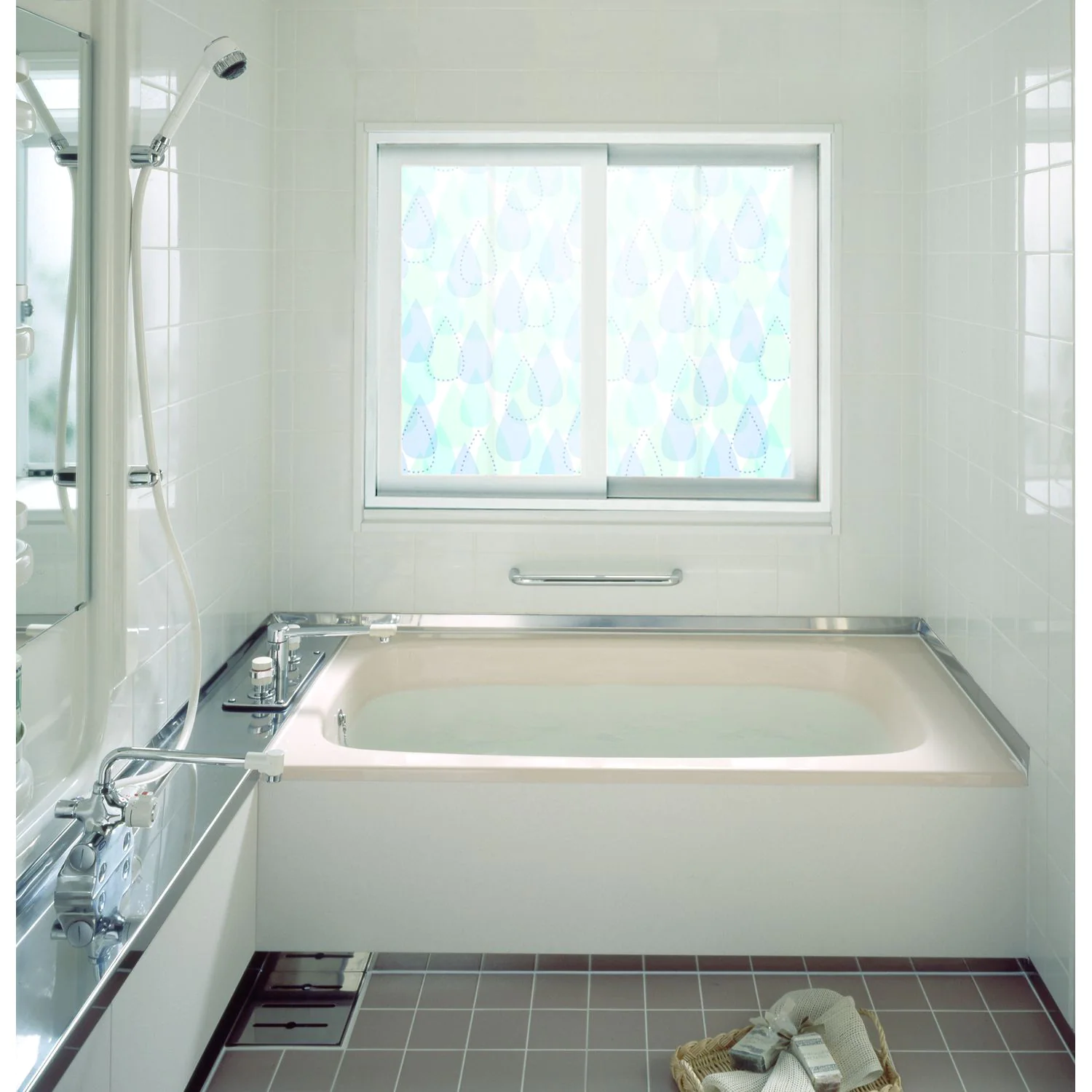 日本千趣會 - 日本製 99%抗UV光影窗貼(靜電式) 雙面防黴-綠色樹葉 (46x90cm)