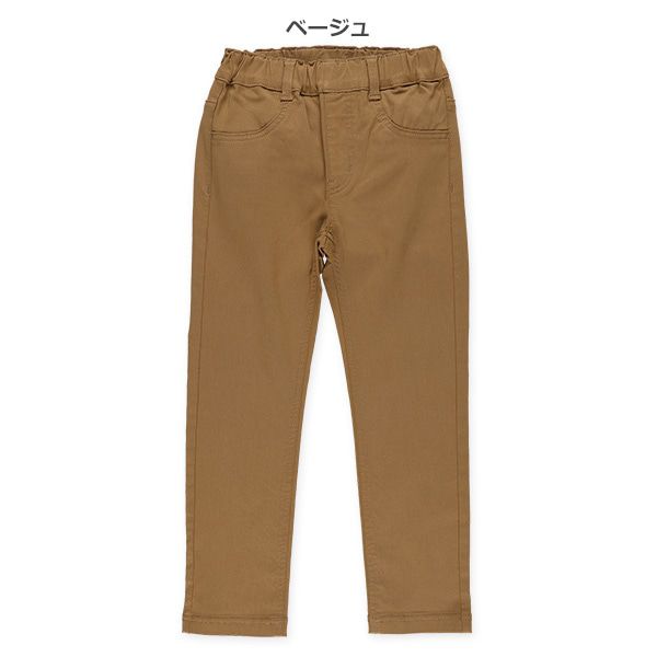 日本西松屋 - 彈性好動百搭長褲-卡其