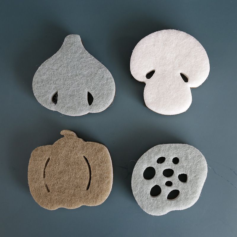 北歐風造型海綿清潔刷-蔬果4件組