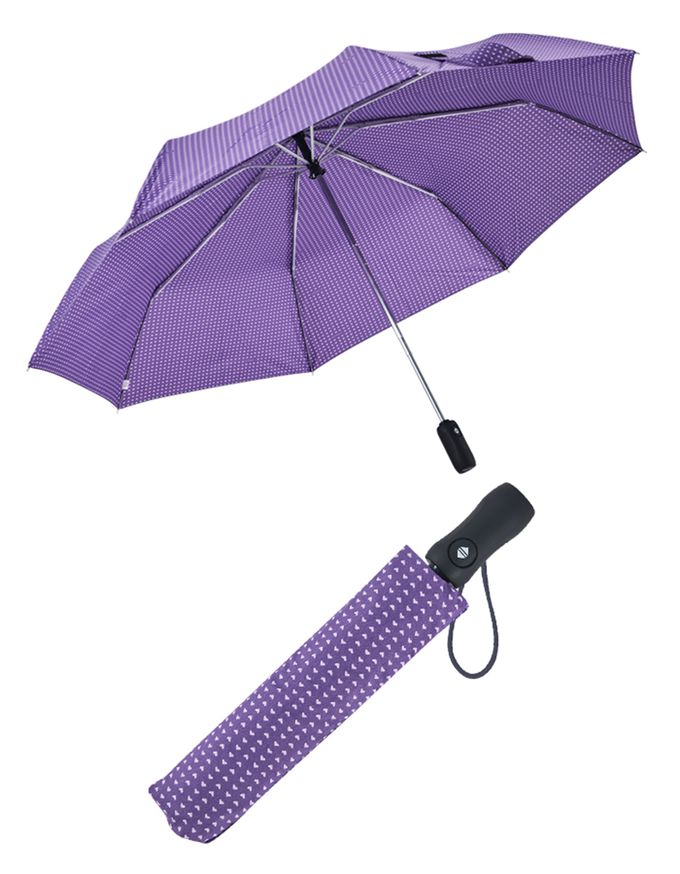 Rainstory - 抗UV雙人自動傘-紫戀心漾-480g