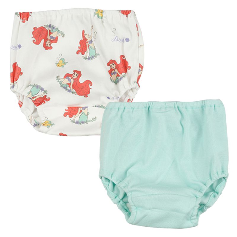 akachan honpo - 內褲2件組-小美人魚-淺藍色