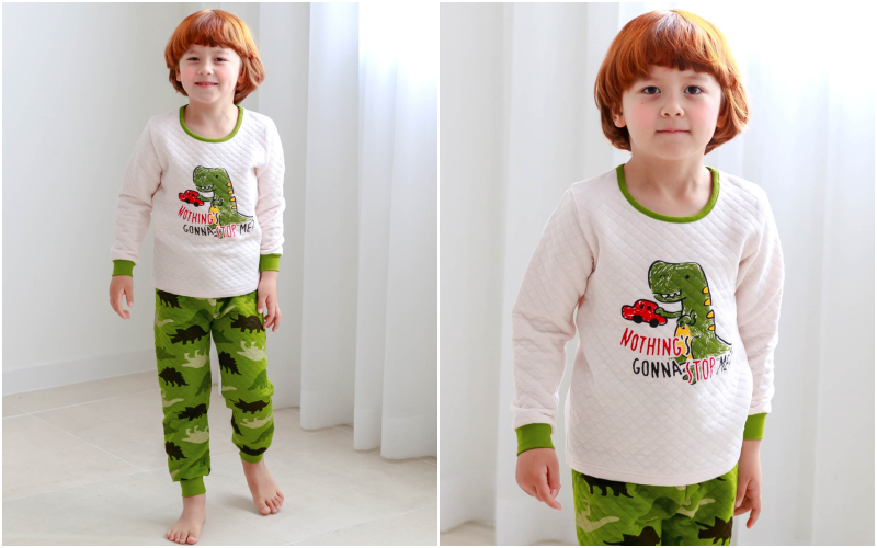 [現貨] ✦ 零碼出清價 ✭ 韓國 Maykids 有機棉長袖家居服/防踢被 ✭