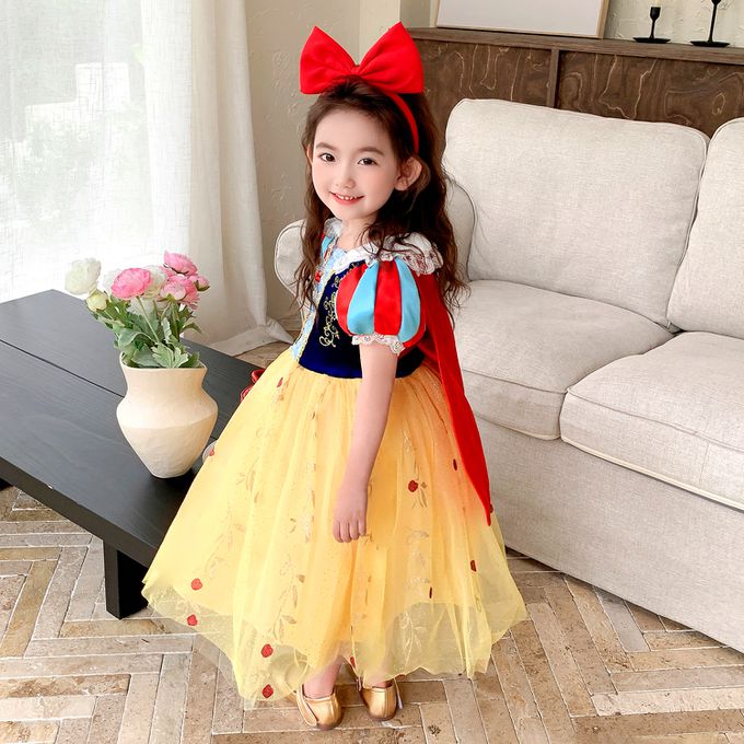 白雪公主蓬裙連披風洋裝萬聖節造型服