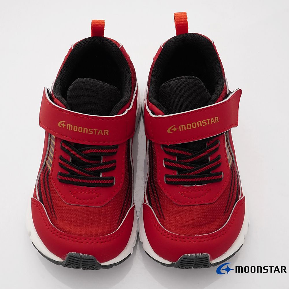 Moonstar日本月星 - 穩定機能運動款(中小童)-運動鞋-紅