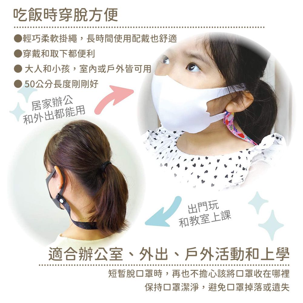 日本 EDIMOTTO - 口罩掛繩-恐龍