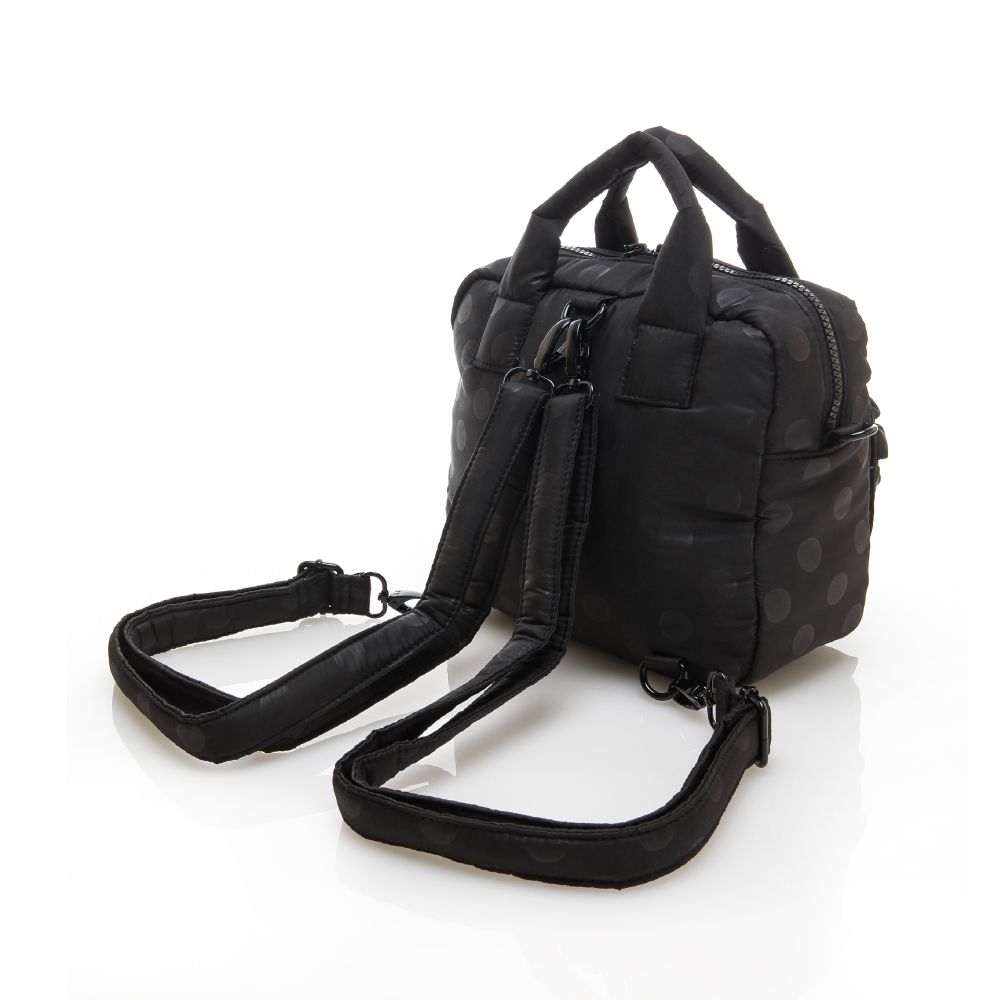 VOVAROVA - 荳芙包-SHINY DOTTY 黑-黑 (23cmx11cmx19cm)