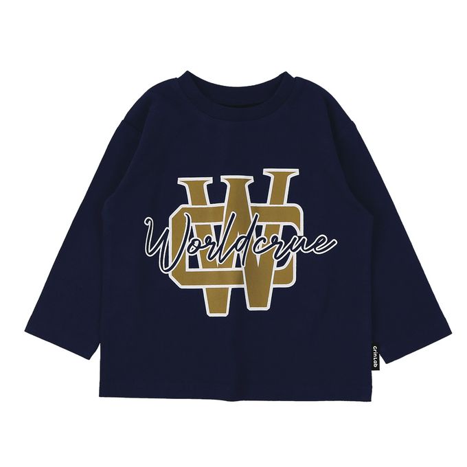 日本 ZOOLAND - [推薦]定番印花薄長袖上衣-巧克力冰淇淋-薄荷藍綠