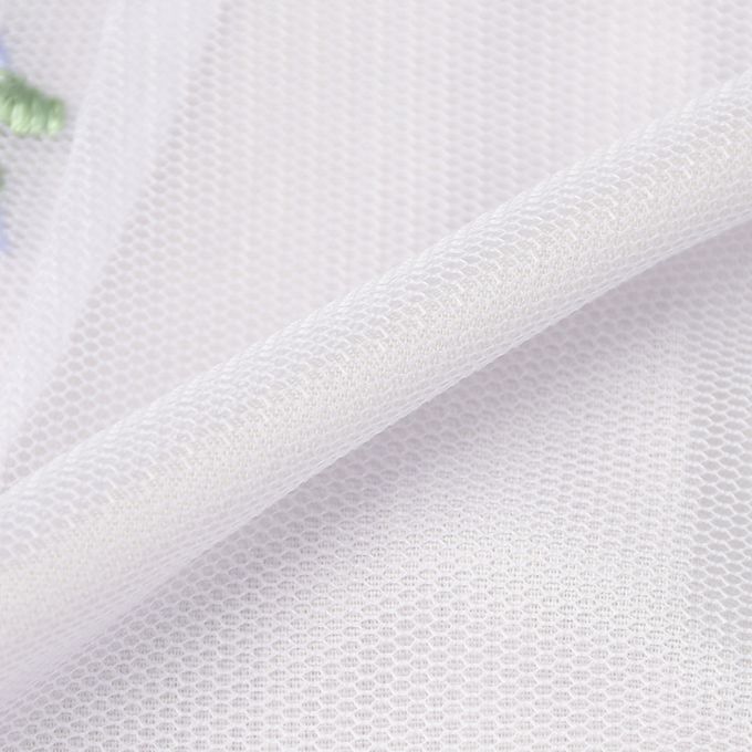 akachan honpo - 長袖假兩件休閒上衣-刺繍-紫色