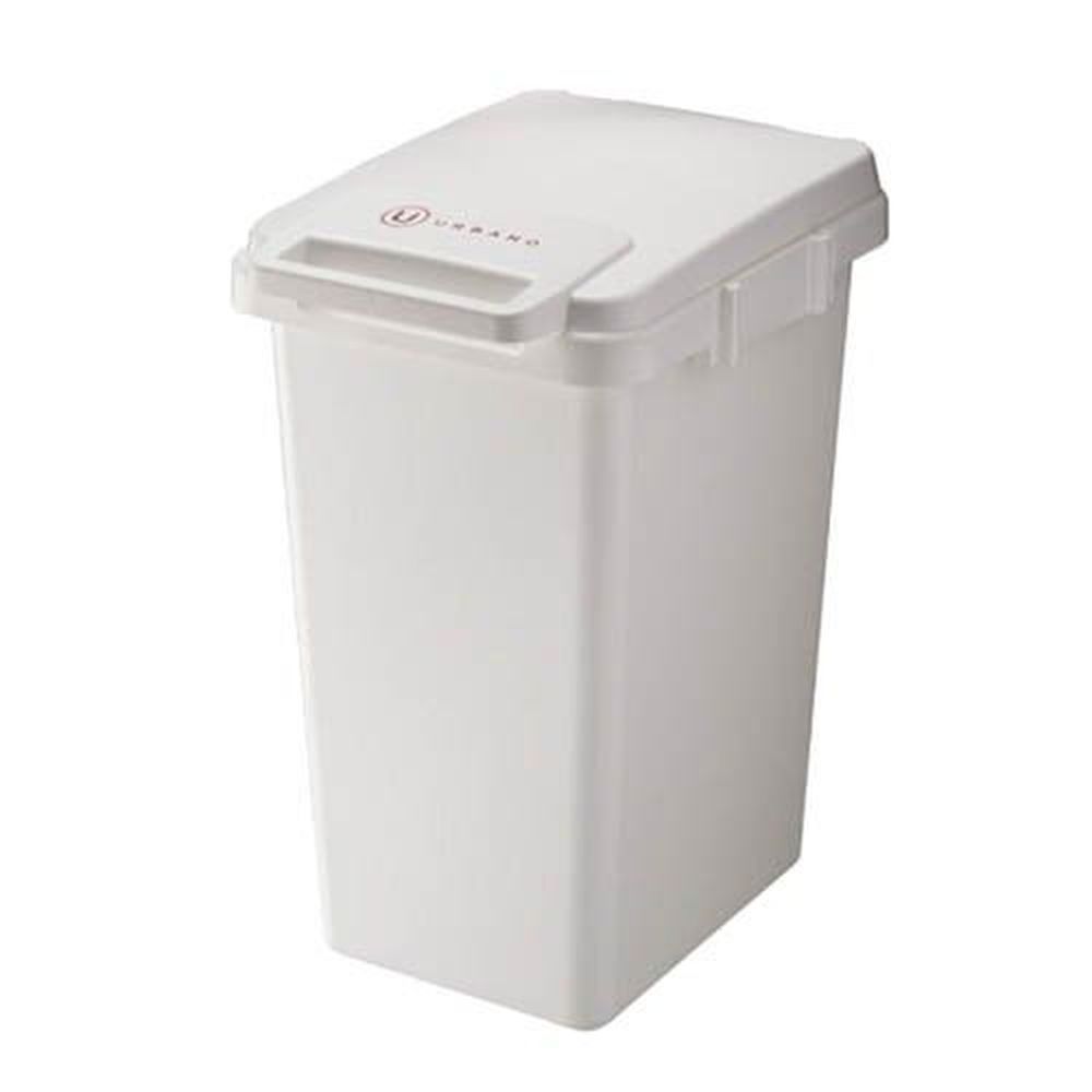 日本 RISU - URBANO 北歐風連結式垃圾桶-白色-45L