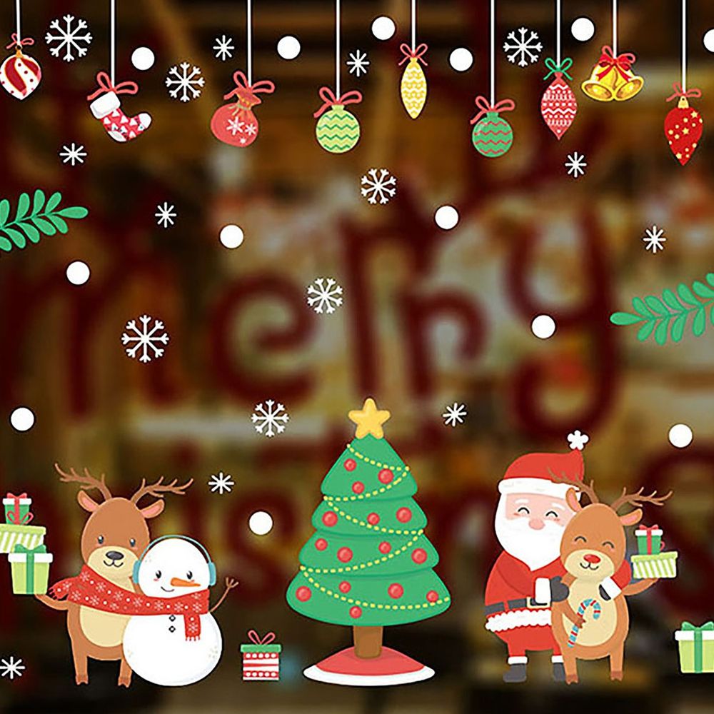 時尚壁貼-聖誕好朋友HM92048DS (60cm*90cm)