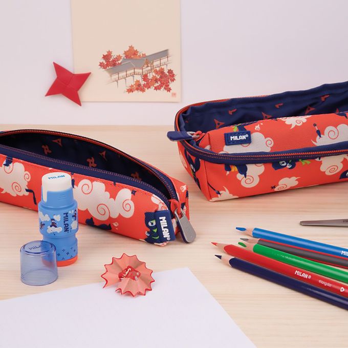 MILAN - 隨行畫筆袋著走_功夫忍者(4口)