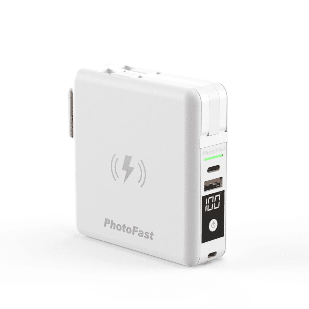 MUTICharge 五合一行動電源 10000mAh 磁吸無線充 PD快充 10000mAh-東京白