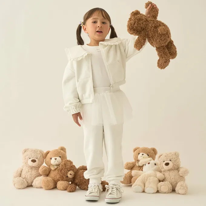 日本 Lycee mine - 可愛水手領荷葉邊外套-黃