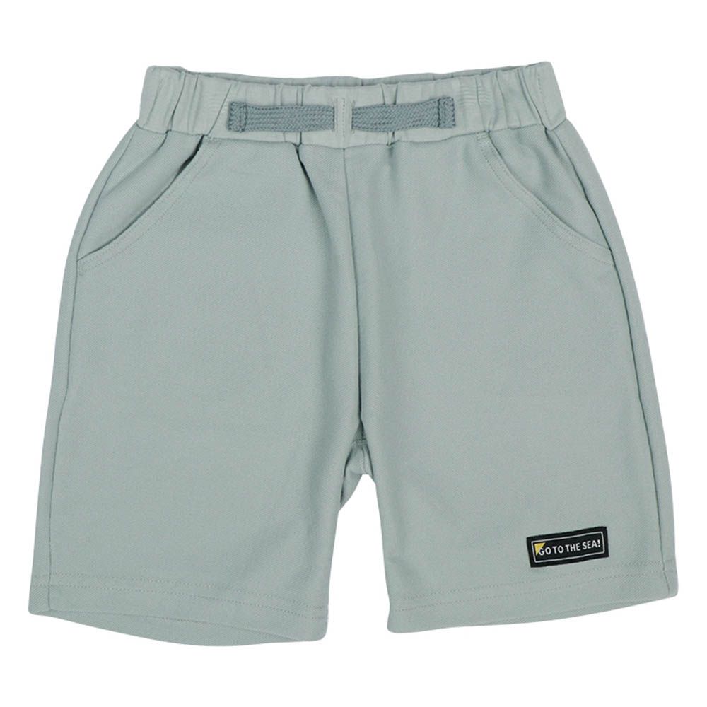 短褲-桂花編-綠色