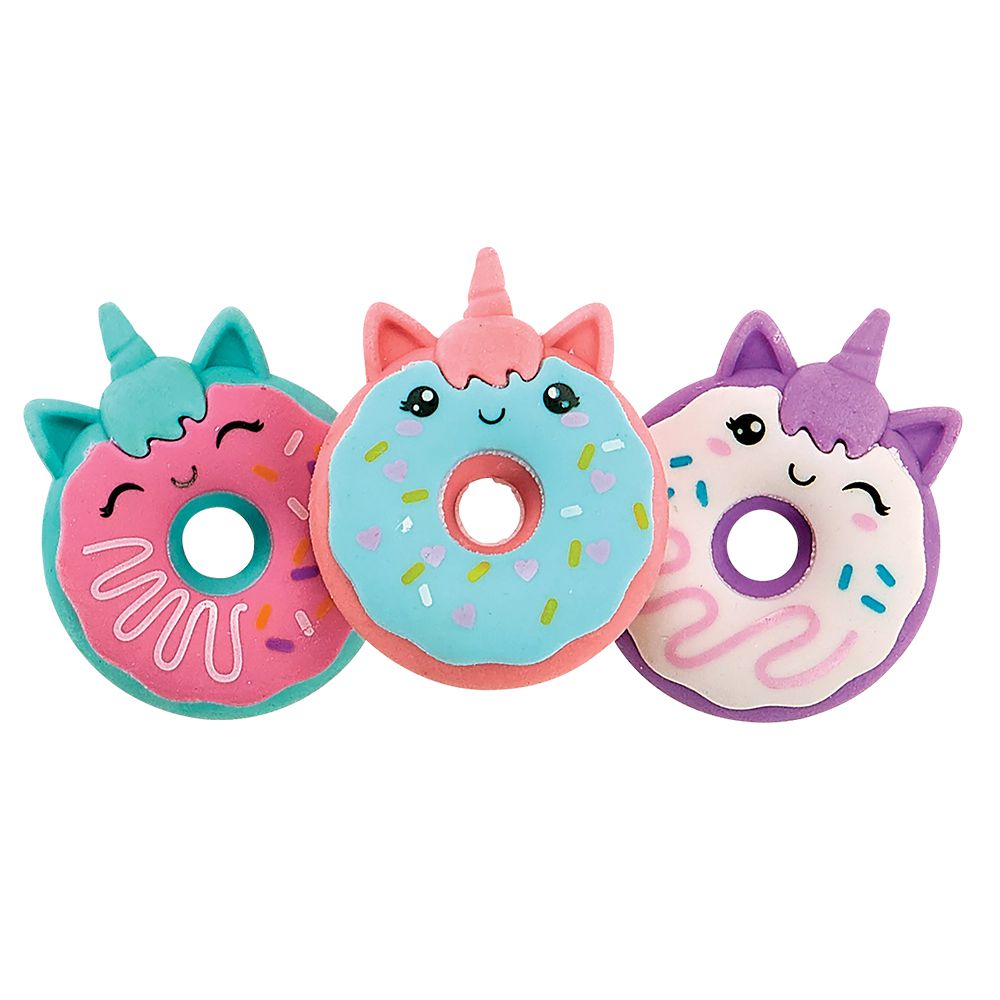 【橡皮擦系列】造型橡皮擦組 (獨角獸甜甜圈)