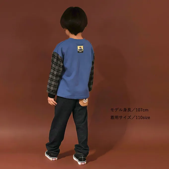 日本 ZOOLAND - 熊熊救援隊 車車口袋長袖上衣-消防車-米杏