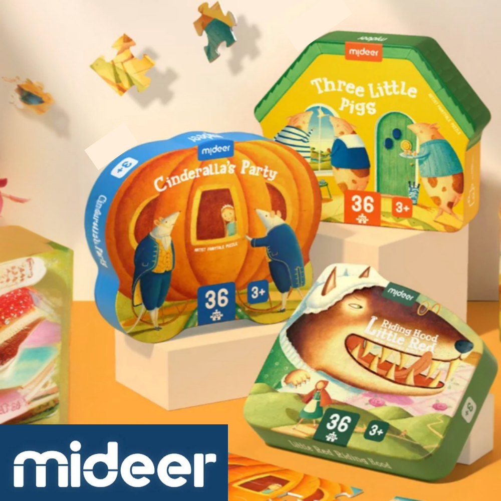 歐美熱銷拼圖【MiDeer】德法知名插畫師暖心繪製