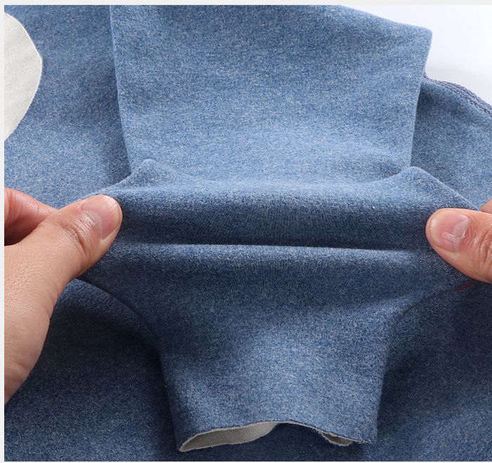 德絨無痕長袖家居服-胸口獨角獸-玫紅色