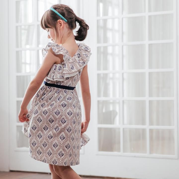 Bunny n Bloom - (童裝)星夜微風洋裝-小孩款-藍