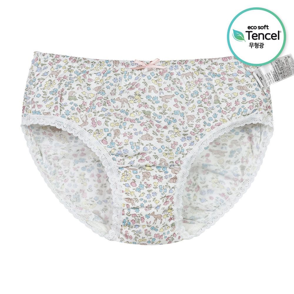 天絲纖維透氣三角褲(女寶)-繽紛森林動物