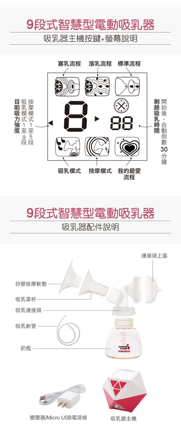六甲村 Mammy Village - 9段式吸乳器